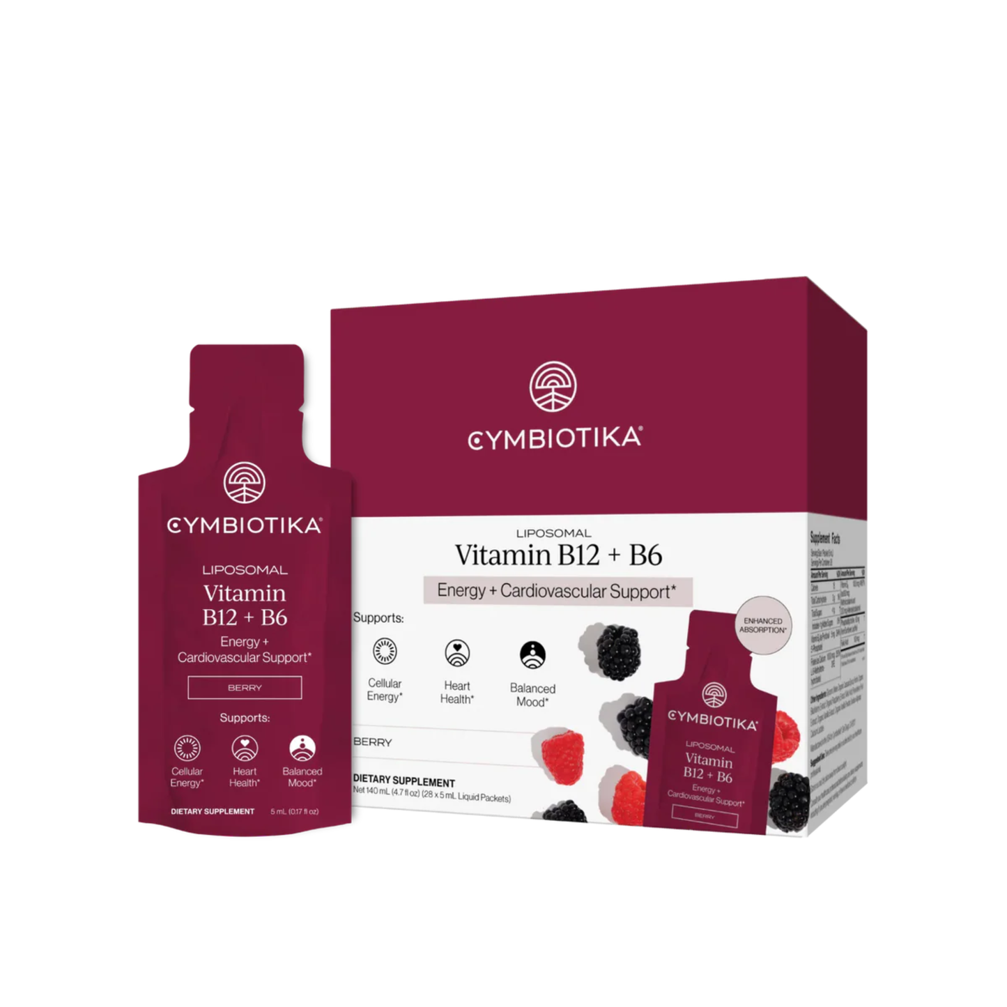 Cymbiotika Liposomal Vitamin B12 + B6 - Freeze Co Beauty