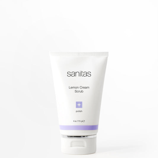 Sanitas Lemon Cream Scrub - Freeze Co Beauty