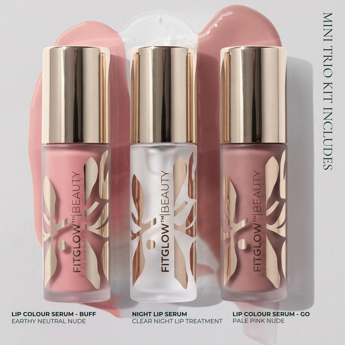 Fitglow Beauty Mini Lip Serum Trio - Limited Edition - Freeze Co Beauty