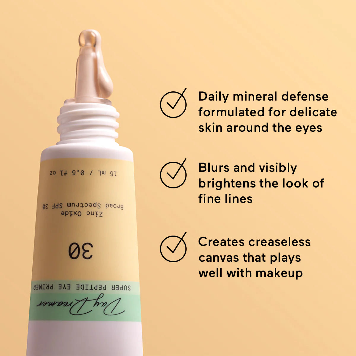 Solara Suncare Day Dreamer Super Peptide Eye Primer, SPF 30