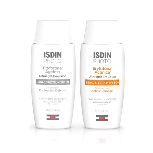 ISDIN Eryfotona Favorites Non-Tinted & Tinted Mineral Sunscreen SPF 50+