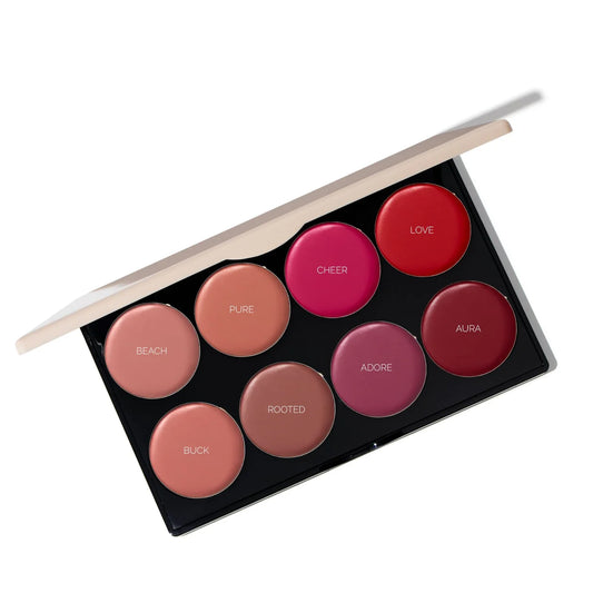 Fitglow Beauty 8-Shade Cream Lipstick Palette - Limited Edition