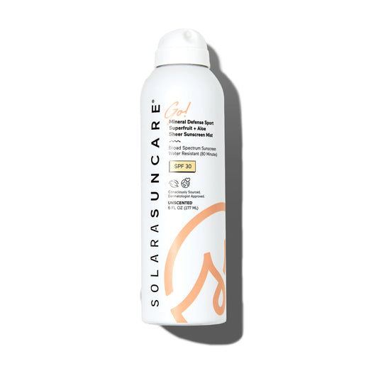 Solara Suncare Go! Mineral Defense Sport Spray, SPF 30