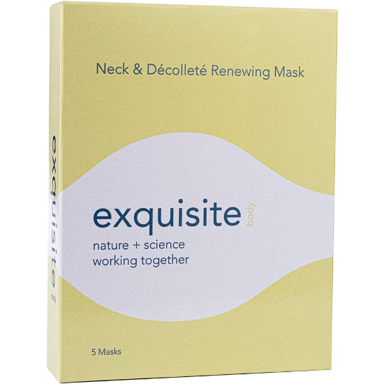 Exquisite Face + Body Neck & Décolleté Renewing Sheet Masks (5 Pack)